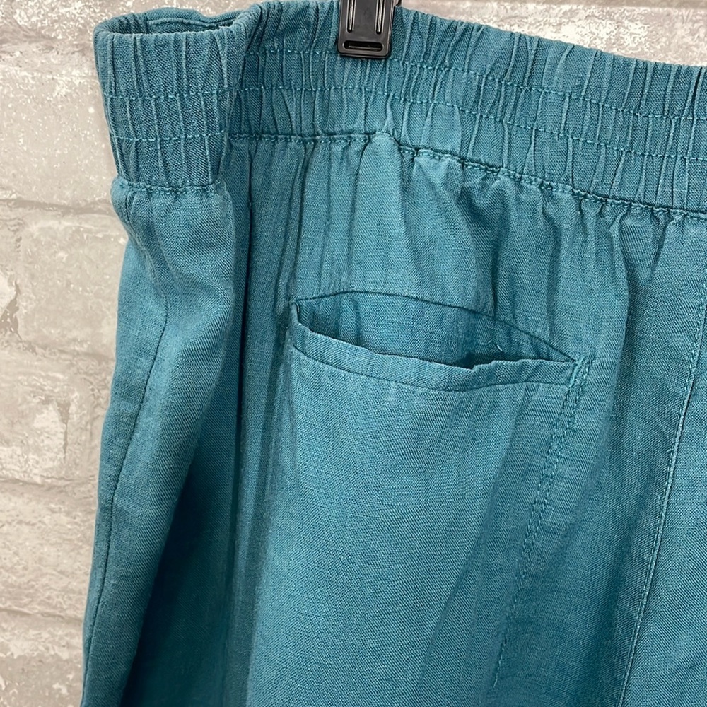 ATHLETA PLAYA LINEN WIDE LEG CROP PANT - Picture 5 of 10